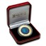 2000 Gibraltar 1 Crown Proof Gold Bimetallic Penny Post