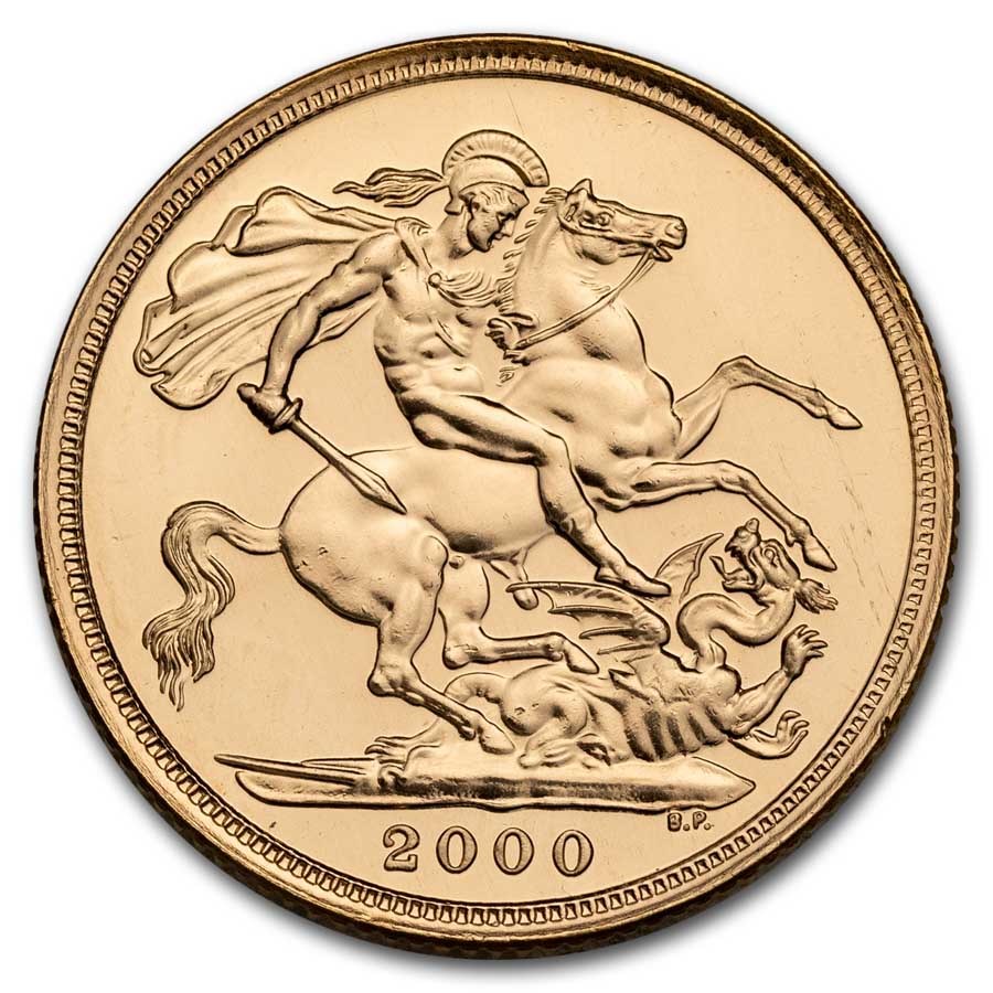 2000 Great Britain Gold Sovereign Elizabeth II BU