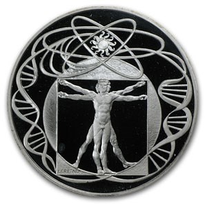 2000 Italy Silver Millennium Medal (0.986) 2000 Italy Silver Millennium Medal (0.986)