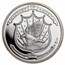 2000 Liberia Silver $20 Mayflower Compact Proof