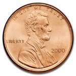 2000 Lincoln Cent 50-Coin Roll BU