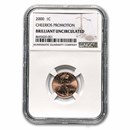 2000 Lincoln Cent Cheerios Cent BU (Red)