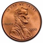 2000 Lincoln Cent Cheerios Cent BU (Red)
