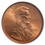 2000 Lincoln Cent Close AM Cheerios Promotion MS-66 NGC (Red)