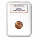 2000 Lincoln Cent Close AM Cheerios Promotion MS-66 NGC (Red)