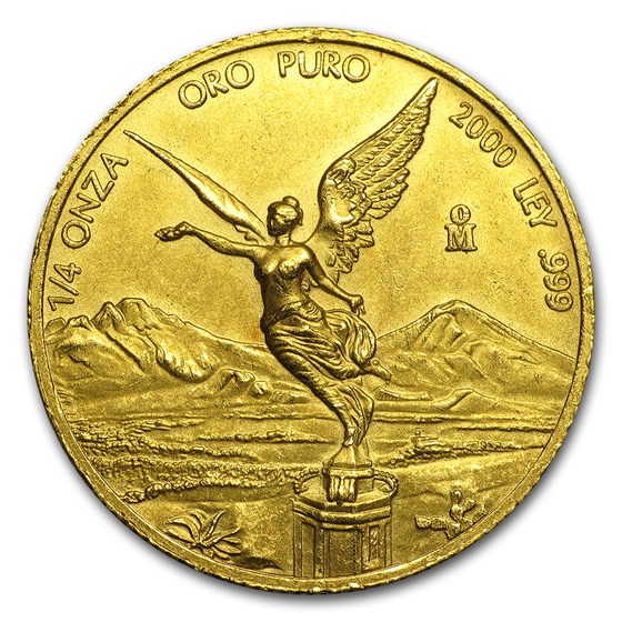 2000 Mexico 1/4 oz Gold Libertad BU 2000 Mexico 1/4 oz Gold Libertad BU