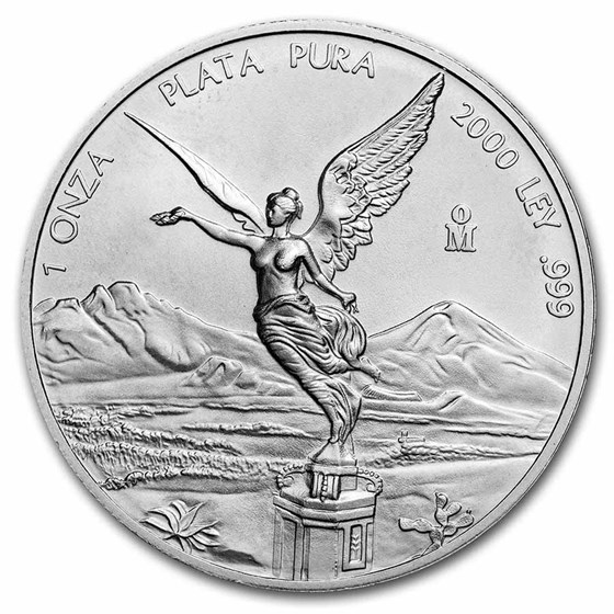 2000 Mexico 1 oz Silver Libertad (Abrasions) 2000 Mexico 1 oz Silver Libertad (Abrasions)