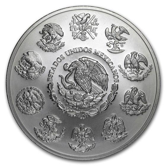 Buy 2000 Mexico 5 oz Silver Libertad BU APMEX
