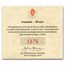 2000 Norway 6 coin Gold Millenium Set w/Box and COA