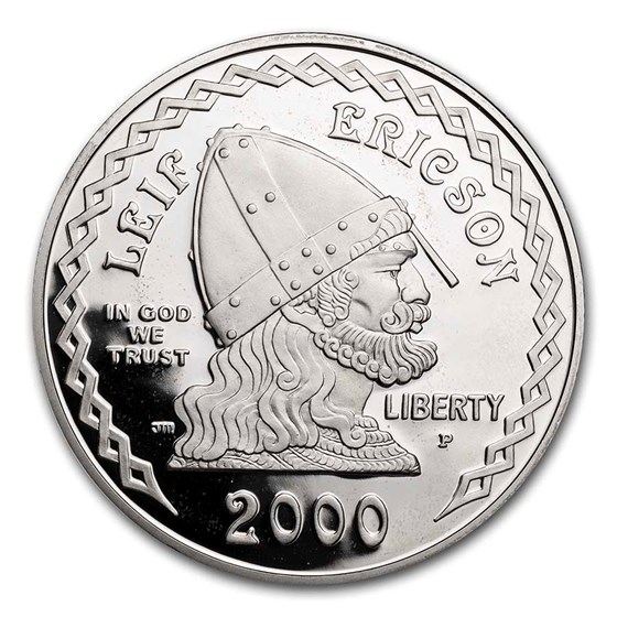 2000-P Leif Ericson $1 Silver Commem Proof (Capsule only) 2000-P Leif Ericson $1 Silver Commem Proof (Capsule only)