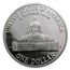2000-P Library of Congress $1 Silver Commem PF-69 NGC