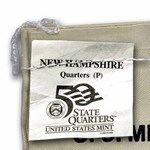 2000-P New Hampshire Statehood Quarter $25 Sealed Mint Bag BU