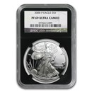 2000-P Proof American Silver Eagle PF-69 NGC (Retro Black Insert)