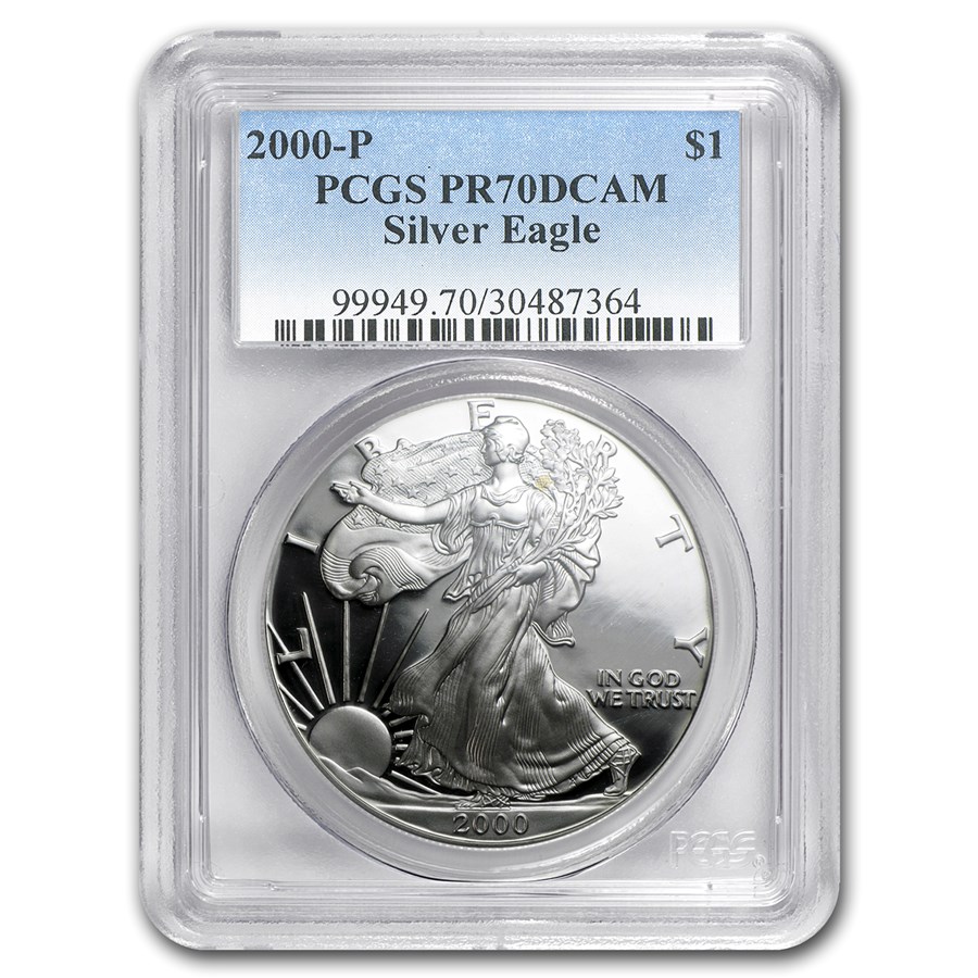 2000-P Proof American Silver Eagle PR-70 PCGS