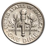 2000-P Roosevelt Dime 50-Coin Roll BU