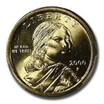 2000-P Sacagawea Dollar "Wounded Eagle" MS-65 PCGS (FS-901)