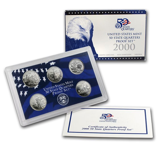 2000-S 50 State Quarters Proof Set 2000-S 50 State Quarters Proof Set