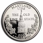 2000-S Maryland Statehood Quarter 40-Coin Roll Proof (Clad)