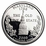 2000-S Maryland Statehood Quarter 40-Coin Roll Proof (Silver)