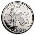 2000-S Massachusetts Statehood Quarter 40-Coin Roll Proof (Clad)