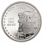2000-S New Hampshire State Quarter 40-Coin Roll Gem Proof