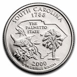 2000-S South Carolina Statehood Quarter 40-Coin Roll Proof (Clad)