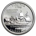 2000-S Virginia Statehood Quarter 40-Coin Roll Proof (Silver)