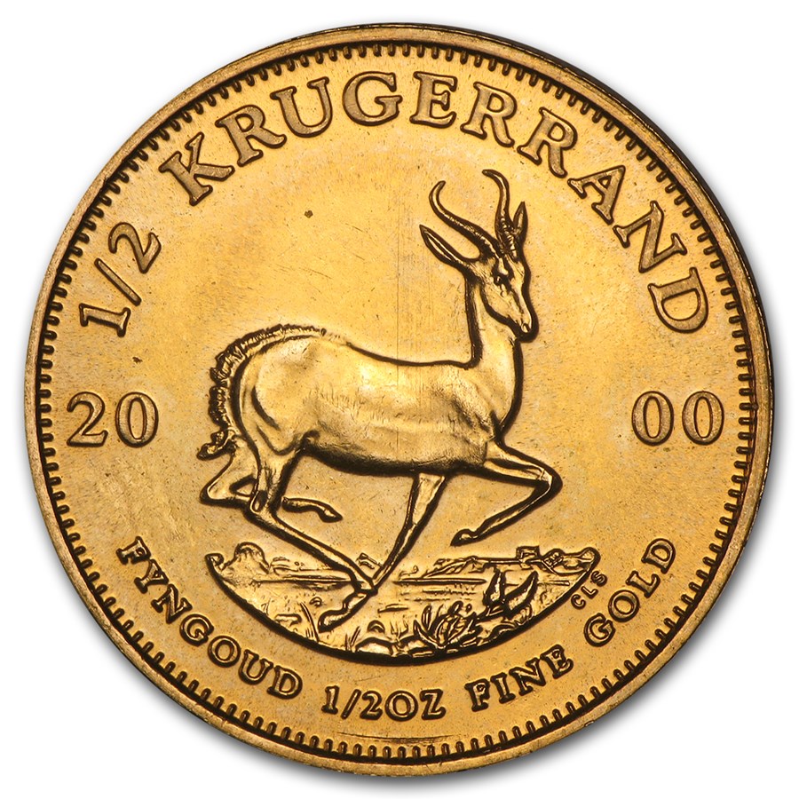 2000 South Africa 1/2 oz Gold Krugerrand