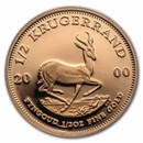 2000 South Africa 1/2 oz Proof Gold Krugerrand (With Box and CoA)