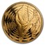 2000 South Africa 1/4 oz Gold Proof Springbok