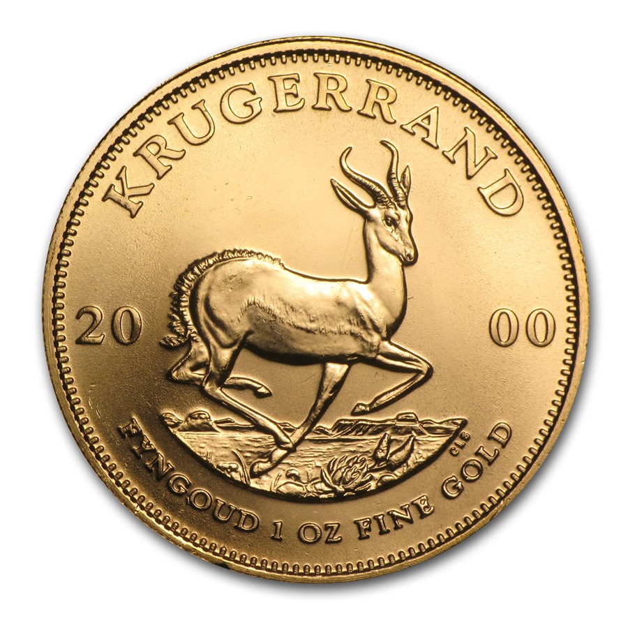 2000 South Africa 1 oz Gold Krugerrand BU