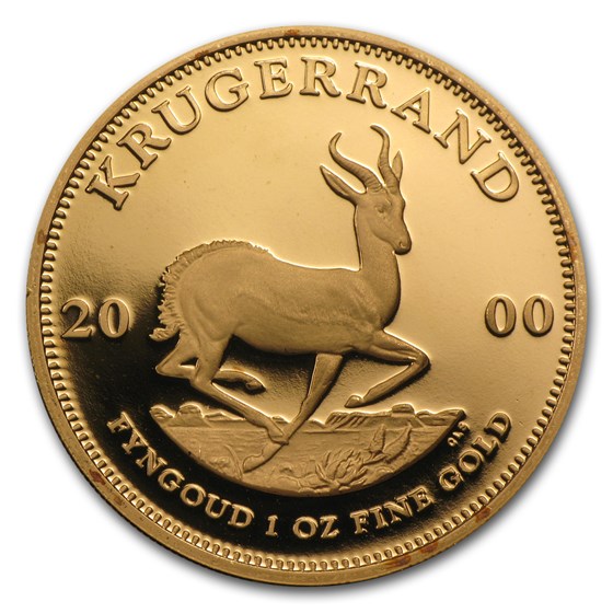 2000 South Africa 1 oz Proof Gold Krugerrand 2000 South Africa 1 oz Proof Gold Krugerrand