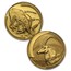 2000 South Africa 4-Coin Gold Natura Sable Antelope Proof Set