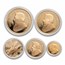 2000 South Africa 5-Coin Gold Krugerrand Proof Set (No Box/COA)