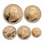 2000 South Africa 5-Coin Gold Krugerrand Proof Set (No Box/COA)
