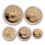 2000 South Africa 5-Coin Gold Krugerrand Proof Set (No Box/COA)