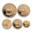 2000 South Africa 5-Coin Gold Krugerrand Proof Set (No Box/COA)