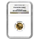 2000-W 1/10 oz Proof American Gold Eagle PF-69 NGC