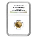 2000-W 1/10 oz Proof American Gold Eagle PF-70 NGC