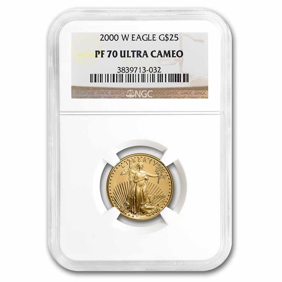 2000-W 1/2 oz Proof American Gold Eagle PF-70 NGC 2000-W 1/2 oz Proof American Gold Eagle PF-70 NGC