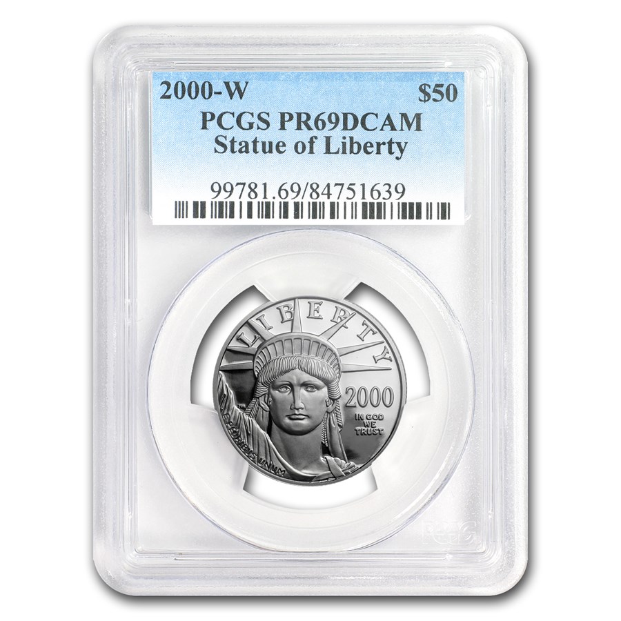 2000-W 1/2 oz Proof American Platinum Eagle PR-69 PCGS