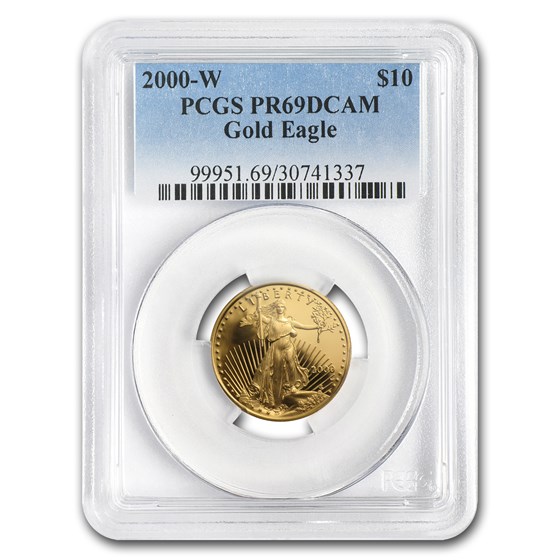 2000-W 1/4 oz Proof American Gold Eagle PR-69 PCGS 2000-W 1/4 oz Proof American Gold Eagle PR-69 PCGS