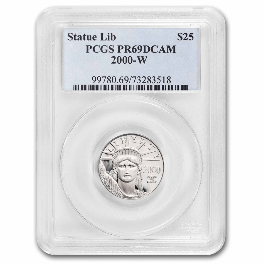 2000-W 1/4 oz Proof American Platinum Eagle PR-69 PCGS