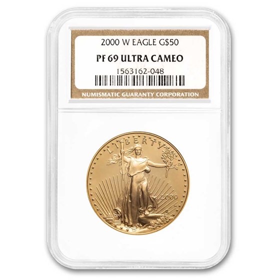 2000-W 1 oz Proof American Gold Eagle PF-69 NGC 2000-W 1 oz Proof American Gold Eagle PF-69 NGC