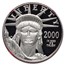 2000-W 1 oz Proof American Platinum Eagle PF-70 NGC (Red, Castle)