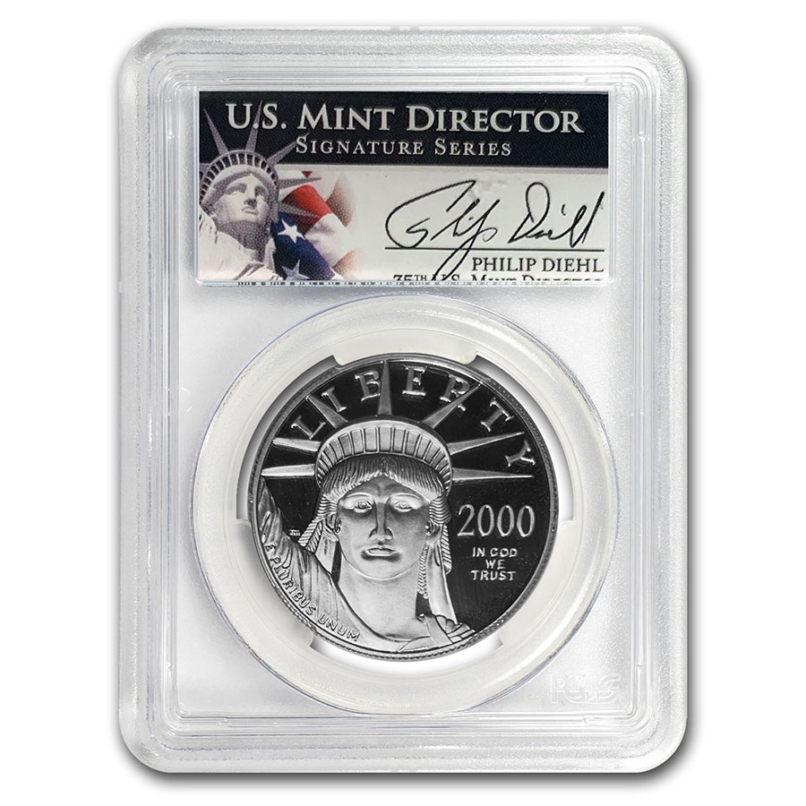 Buy 2000-W 1 oz Proof American Platinum Eagle PR-69 PCGS (Diehl