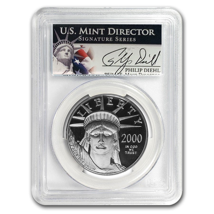 2000-W 1 oz Proof American Platinum Eagle PR-69 PCGS (Diehl)
