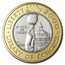 2000-W Gold/Platinum $10 Commem Library of Congress BU (Capsule)