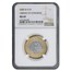 2000-W Gold/Platinum $10 Commem Library of Congress MS-69 NGC