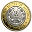 2000-W Gold/Platinum $10 Commem Library of Congress Pf (Box/COA)